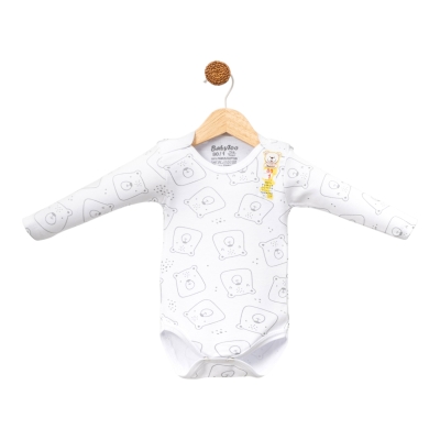 BABYTOO BUYUK NOKTALI AYİ DESENLİ UZUN KOLLU BADİ  12 Ay,18 Ay,2Y,3Y Uni