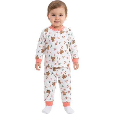BAMBULU KOALA ÇITÇITLI PİJAMA 6 Ay,12 Ay,18 Ay,2Y Kız
