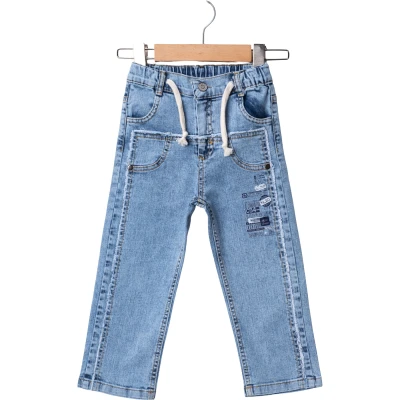 BARKOD BASKILI ERKEK KOT PANTOLON  2Y,3Y,4Y,5Y Erkek