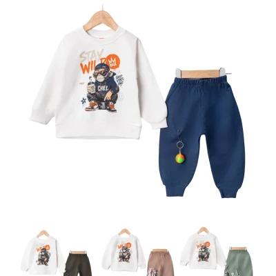 BASKILI ÇOCUK TAKIM 12 Ay,2Y,3Y,4Y Erkek