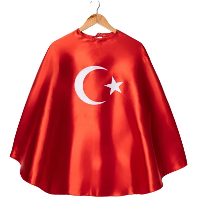 BAYRAK PELERİN BÜYÜK BOY 9Y,12Y,10Y,11Y Uni