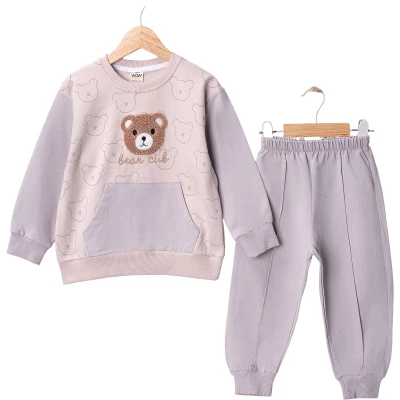 BEAR AYI SÜZİNE NAKIŞLI İKİLİ TAKIM 12 Ay,2Y,3Y,4Y Erkek