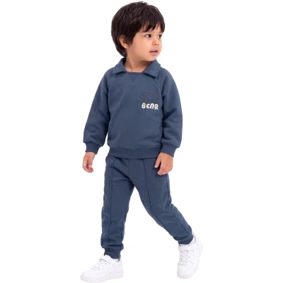 BEAR NAKIŞLI YAKALI ERKEK TAKIM 2Y,3Y,4Y,5Y Erkek