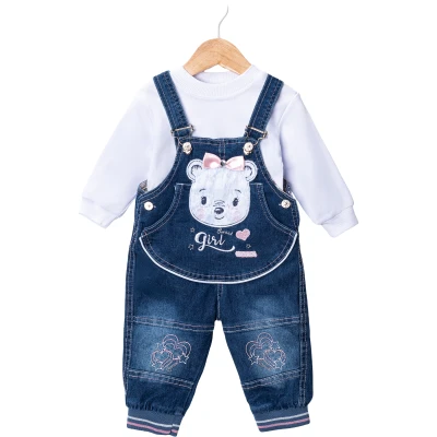 BEBE KOT SALOPET 6 Ay,12 Ay,18 Ay Kız
