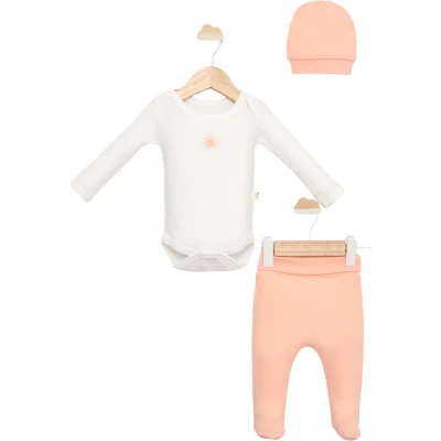 BODY PANTOLON ŞAPKA TAKIM GÜNEŞ 3 Ay,6 Ay Kız
