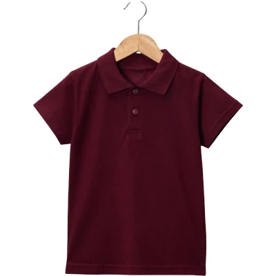 BORDO KISA KOL LACOST 7Y,8Y,9Y,10Y Uni