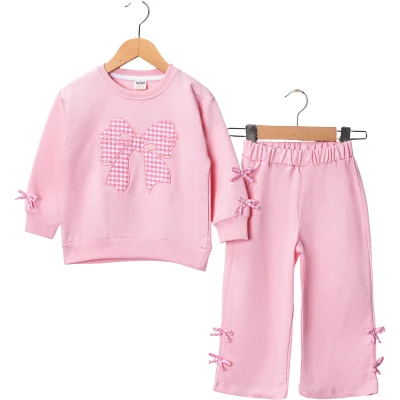 BÜYÜK FİYONK NAKIŞLI İKİLİ TAKIM 12 Ay,2Y,3Y,4Y Kız