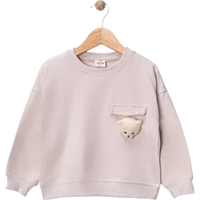 CEPLİ AYICIKLI SWEAT 12 Ay,2Y,3Y,4Y Erkek