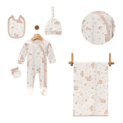 CEYLAN BATTANİYELİ 5 Lİ TULUM SET 3 Ay Kız