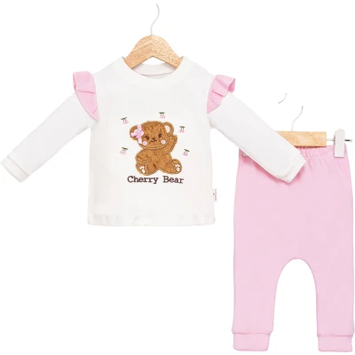 CHERRY BEAR 2’Lİ TAKIM 6 Ay,9 Ay,12 Ay Kız