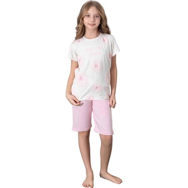 ÇİÇEK BASKILI ŞORT ÇOCUK 2Y,3Y,4Y,5Y,6Y Kız