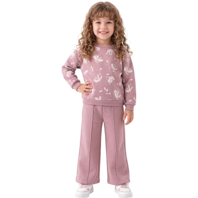 ÇİÇEK BASKILI TAKIM 2Y,3Y,4Y,5Y Kız