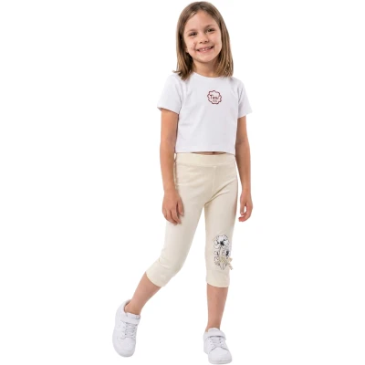 ÇİÇEK FİYONK KAPRİ  5Y,6Y,7Y,8Y,9Y Kız