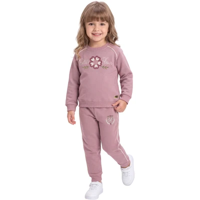 ÇİÇEK NAKIŞLI 3 İP KIZ TAKIM 2Y,3Y,4Y,5Y Kız