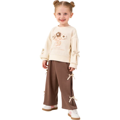 ÇİÇEK NAKIŞLI OYSHO TAKIM 2Y,3Y,4Y,5Y Kız