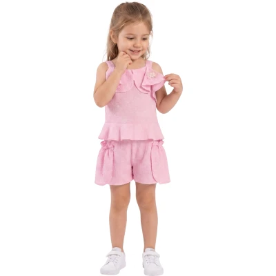 ÇİÇEKLİ BASKILI TAKIM  5Y,4Y,3Y,2Y Kız