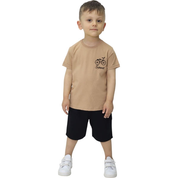ÇİFT TİŞÖRTLÜ 3LÜ ERKEK TAKIM 6 Ay,9 Ay,12 Ay,18 Ay Erkek