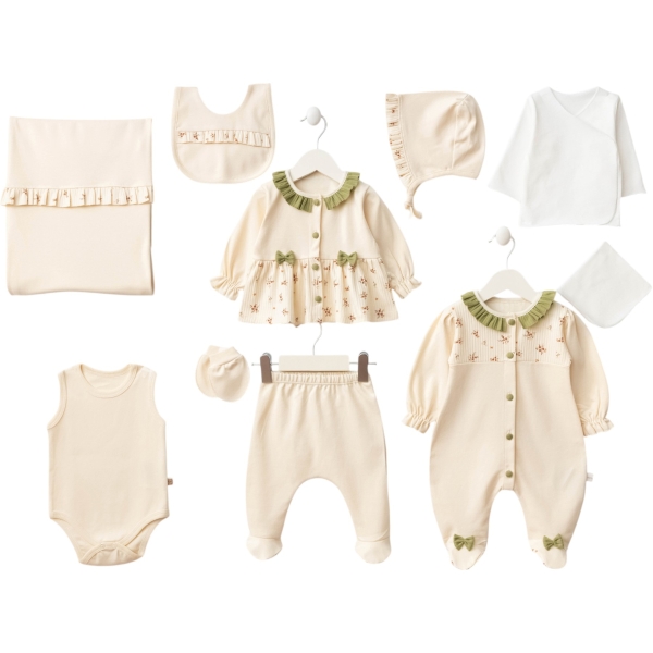 ÇITIR ÇİÇEK 10LU SET 1 Ay,3 Ay Kız