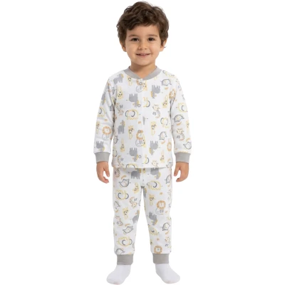 ÇİZGİLİ HAYVANLAR ÇITÇITLI PİJAMA 3Y,4Y,5Y,6Y Erkek