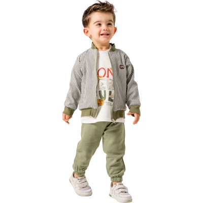 ÇİZGİLİ BEBEK TAKIM 6 Ay,12 Ay,18 Ay Kız
