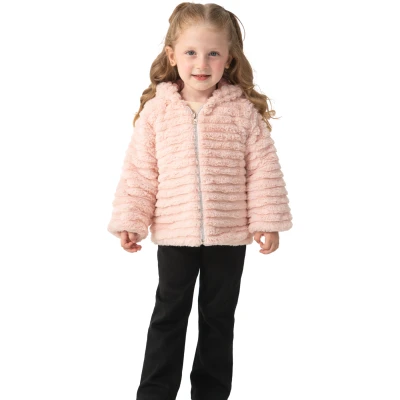 ÇİZGİLİ PELÜŞ MONT 2Y,3Y,4Y,5Y Kız