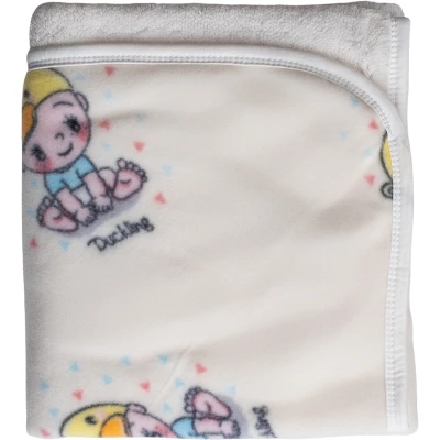 ÇOCUK BASKILI POLAR WELSOFTLU BATTANİYE  1 Ay,2 Ay,3 Ay,6 Ay,9 Ay Uni