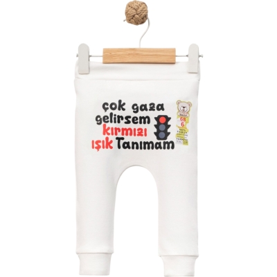 ÇOK GAZA GELİRSEM DTF BASKILI MANSETLİ TEK ALT 1 Ay,3 Ay,6 Ay,9 Ay Uni