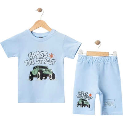 CROSS STREET BASKILI İKİLİ ERKEK TAKIM 2Y,3Y,4Y,5Y,6Y Erkek