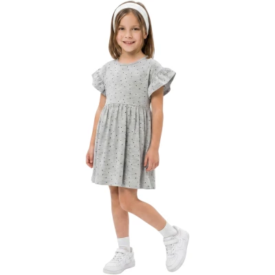 ÇOCUK ELBİSE DESENLİ  5Y,6Y,7Y,8Y,9Y Kız