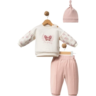 CUTE BUTTERFLY KIZ 2’Lİ TAKIM 3 Ay,9 Ay,12 Ay,18 Ay Kız