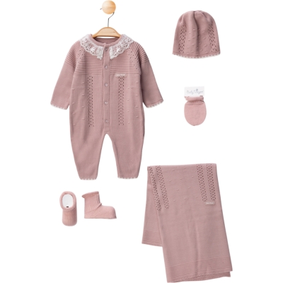 DANTEL YAKA TULUM SET 6 Ay,9 Ay Kız