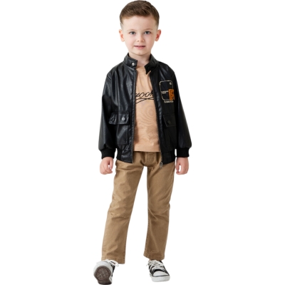 DERİ MONTLU ERKEK TAKIM 12 Ay,2Y,3Y,4Y Erkek