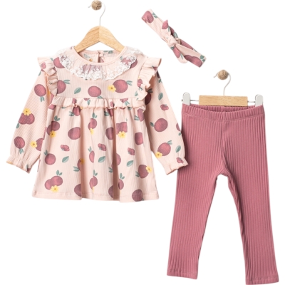 DESENLİ BANDANALI KIZ TAKIM  2Y,3Y,4Y,5Y Kız