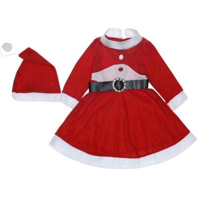 DİK YAKA NOEL KIZ 2Y,3Y,4Y Kız