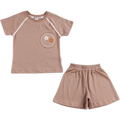 DONİNO KIZ ÇİÇEKLİ TAKIM  2Y,3Y,4Y,5Y Kız