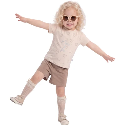 DONİNO SİM BASKILI KIZ TAKIM  2Y,3Y,4Y,5Y Kız