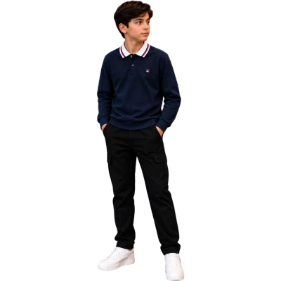DOUBLE FACE YAKALI PATLI SWEATSHIRT 11Y,9Y,10Y,7Y,8Y Erkek