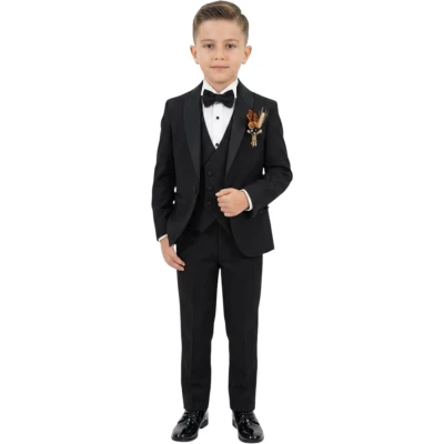 DOUBLE LİKRALI ÇOCUK DAMATLIK TAKIM ELBİSE 3Y,4Y,5Y,6Y Erkek