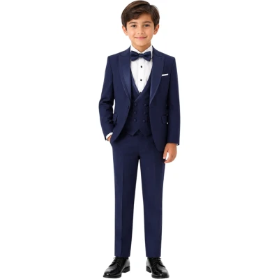 DOUBLE LİKRALI ÇOCUK DAMATLIK TAKIM ELBİSE 3Y,4Y,5Y,6Y Erkek