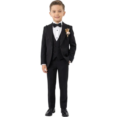 DOUBLE LİKRALI DAMATLIK ÇOCUK TAKIM ELBİSE 7Y,8Y,9Y,10Y Erkek