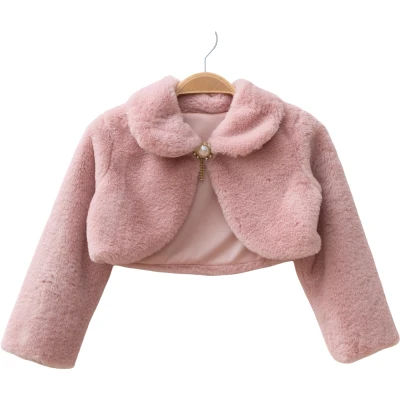 DÜZ PELÜŞ BOLERO 2Y,3Y,4Y,5Y Kız