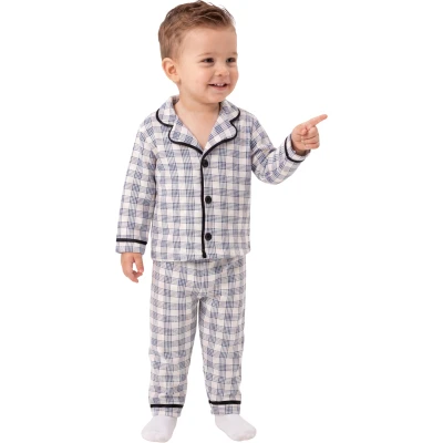 EKOSE BASKILI UZUN KOLLU PİJAMA TAKIM  9 Ay,12 Ay,18 Ay,2Y Erkek