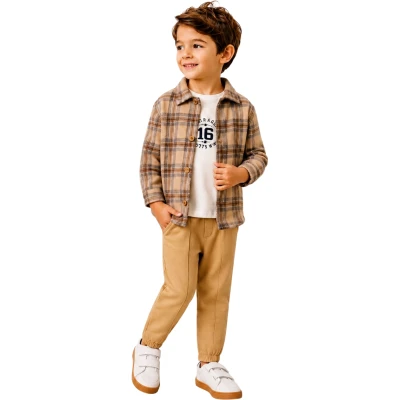 EKOSELİ GABARDİN 3 LÜ TAKIM 2Y,3Y,4Y,5Y Erkek