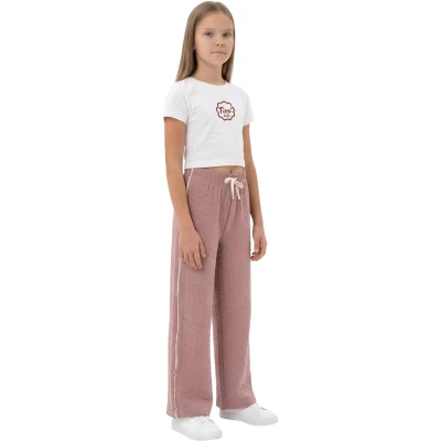 EKRU BİYELİ BOL PAÇA PNT  8Y,9Y,10Y,11Y,12Y,13Y Kız