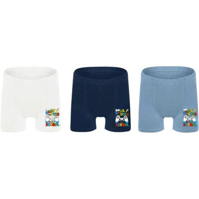 ERKEK ÇOCUK BASKILI BOXER 10Y,11Y Erkek
