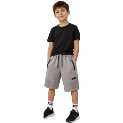 ERKEK FERMUAR CEP RİBANA GARNİLİ KAPRİ 5Y,6Y,7Y,8Y Erkek