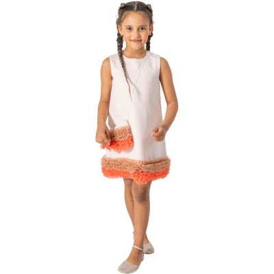 ETEĞİ RENKLİ DÜZDAR 2Y,3Y,4Y,5Y Kız