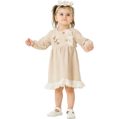 FİORELLA DRESS 3 Ay,6 Ay,9 Ay,12 Ay,18 Ay Kız
