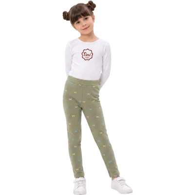 FİYONK BASKI 3İP TAYT 4Y,5Y,6Y,7Y,8Y,9Y Kız