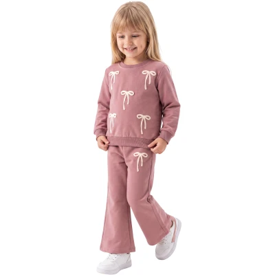 FİYONK NAKIŞLI 2 İP KIZ TAKIM 2Y,3Y,4Y,5Y Kız